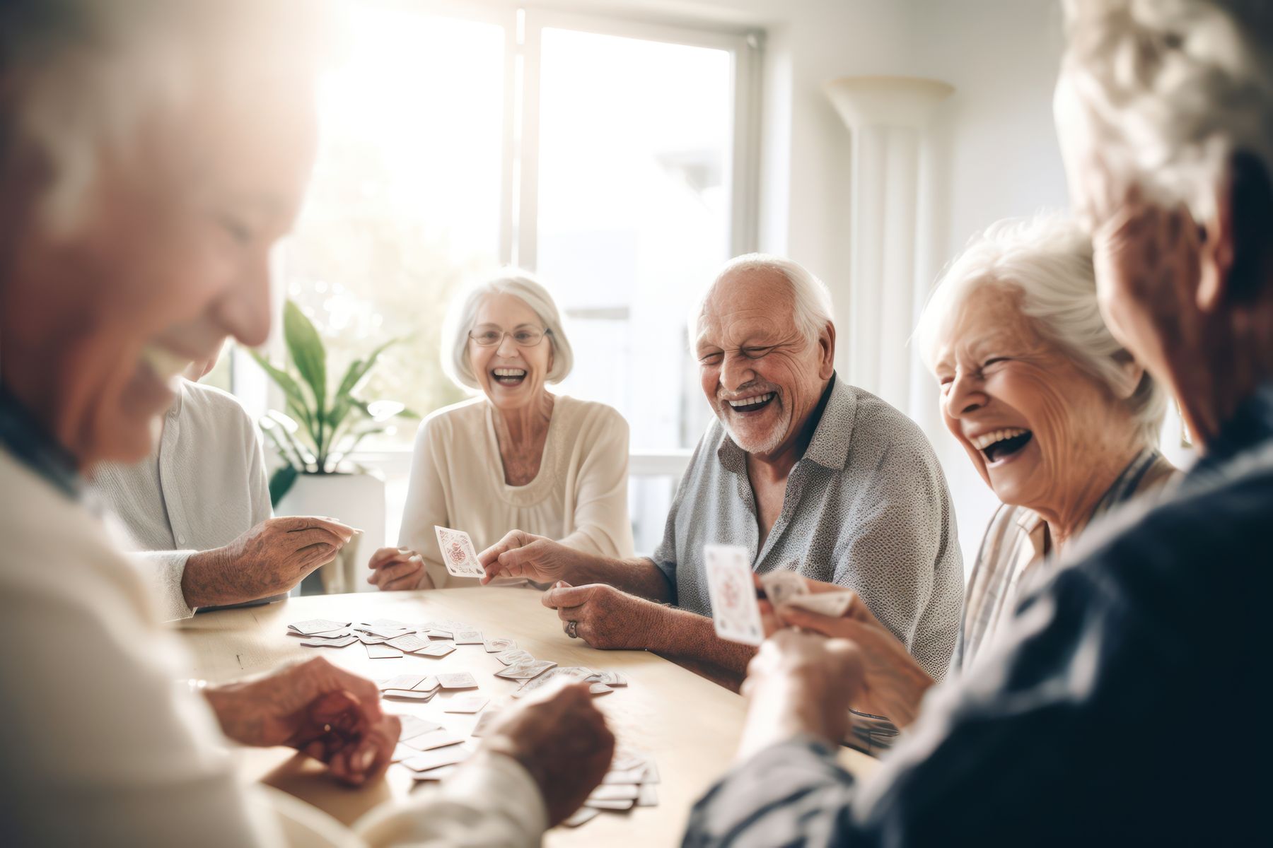 Seniors ayant Alzheimer ou des troubles apparentés, qui pratiquent des activités pour rester actif et connecté aux autres.