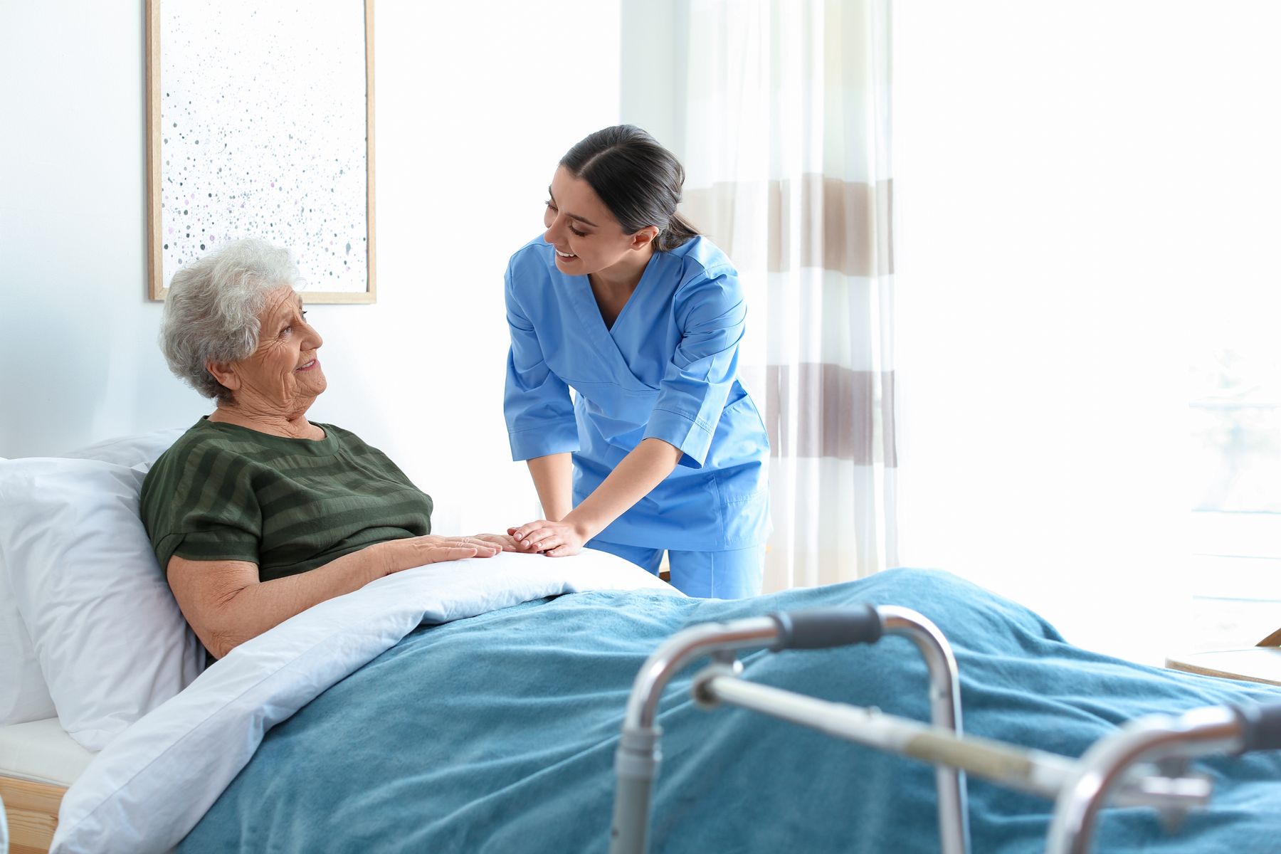 Senior en convalescence au sein d'un SSR