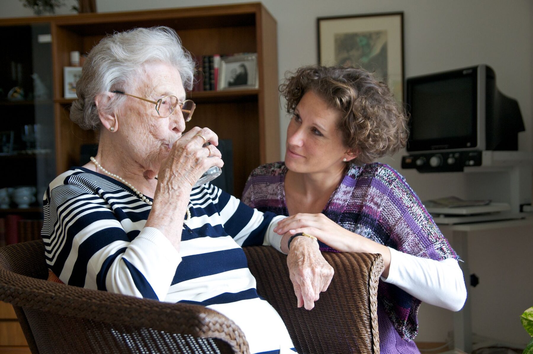 Senior avec des troubles croissants fragilisant sa santé