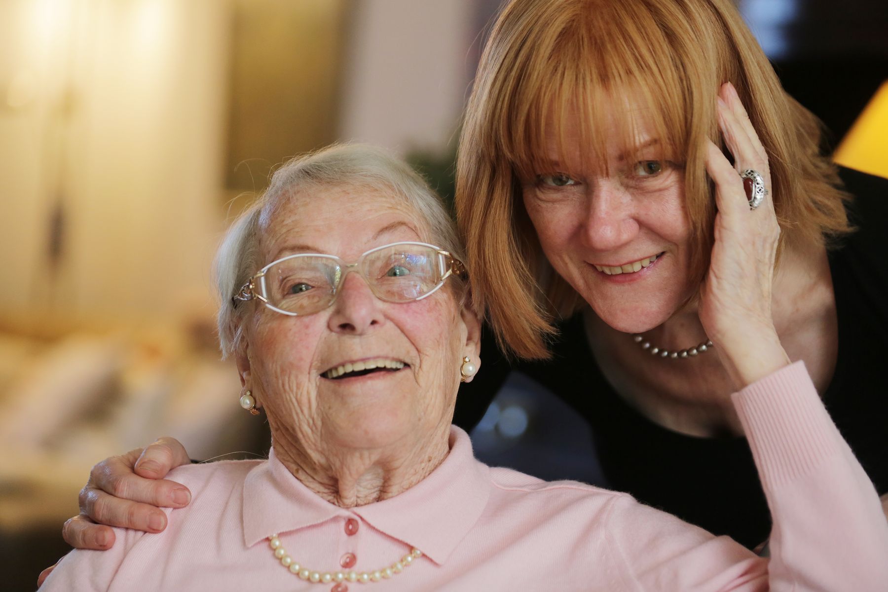 Senior avec sa fille comme tutrice légale