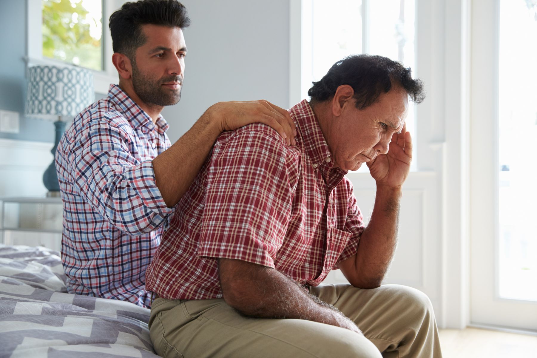 Senior avec son tuteur