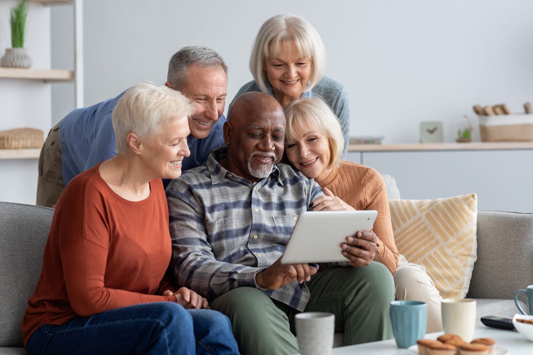 Seniors dans un EHPAD avec le label Humanitude