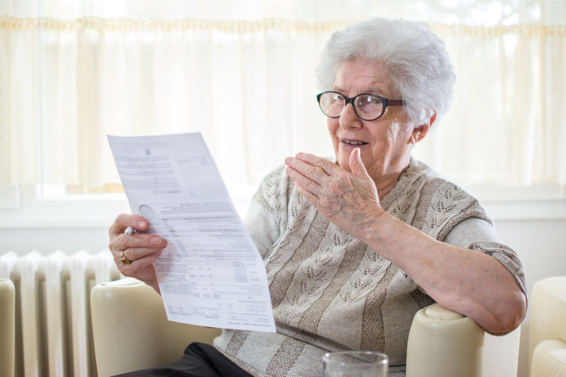 Senior qui bénéficie de l'APA