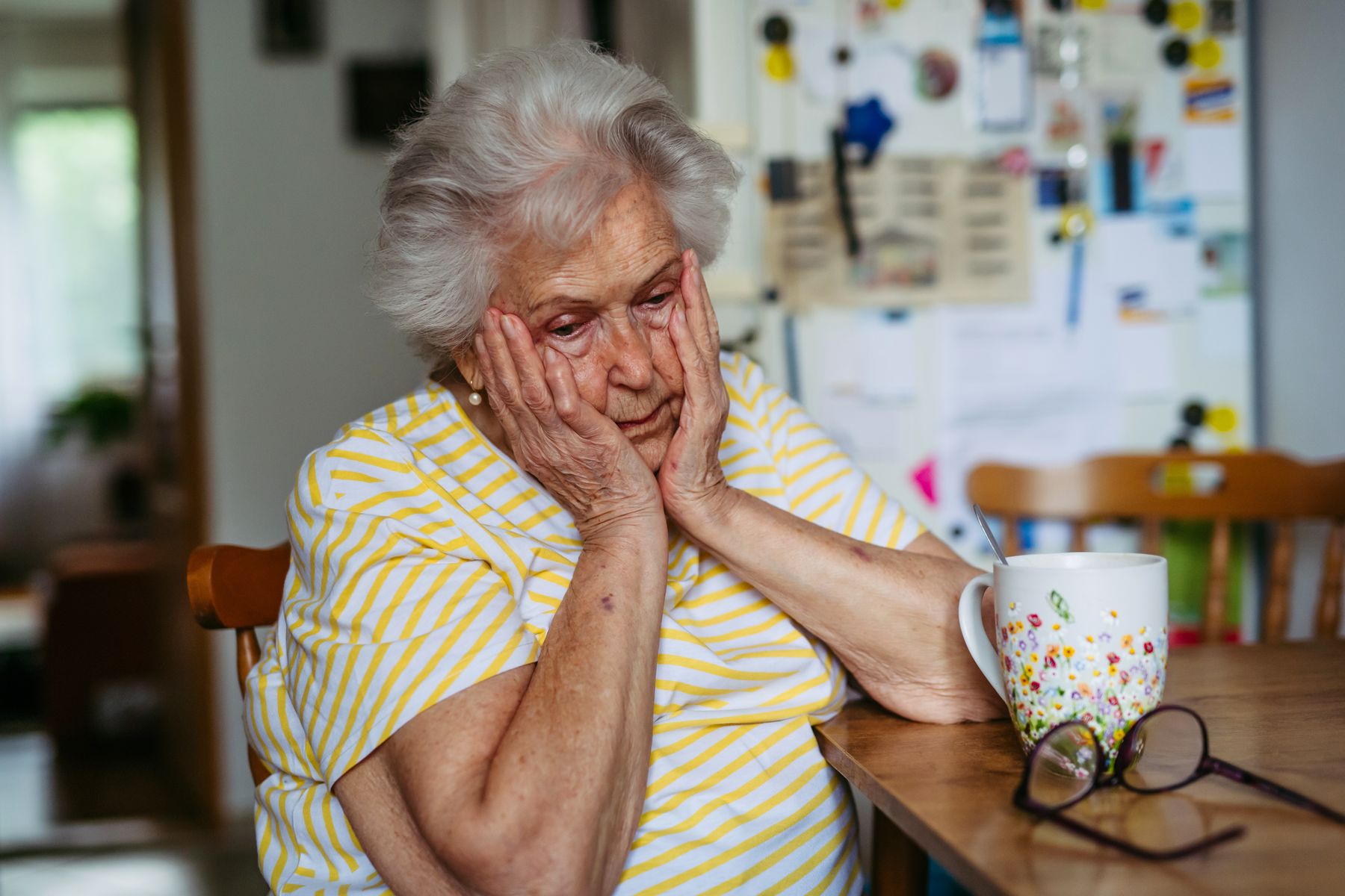 Senior avec une perte d'autonomie progressive