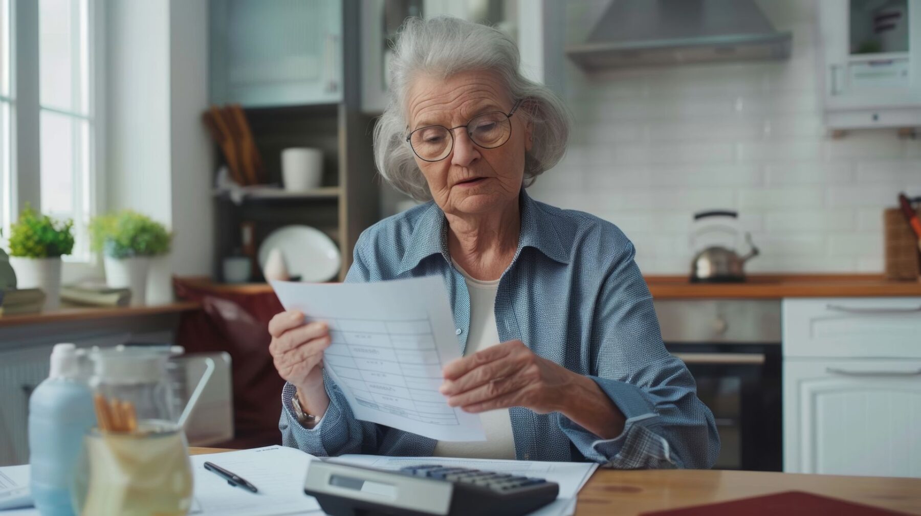 Senior qui regarde les fourchettes de prix selon le type de territoire
